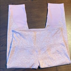 Zella High Waist Crop Mesh Leggings M